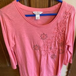 Christopher & Banks 3/4 length shirt